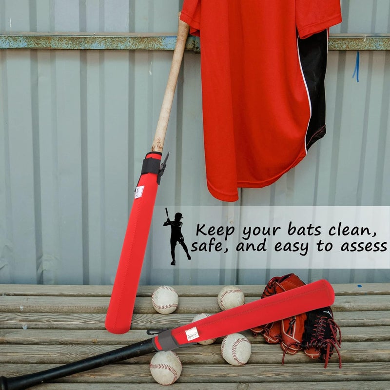 ILHSTY Bat Protector Sleeve for Baseball & Softball, Bat Warmer & Cover With Hook - Image 2